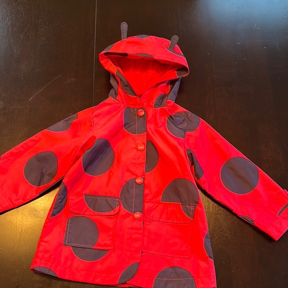 Carter's Other - Carter's Red and Black Raincoat with Hood